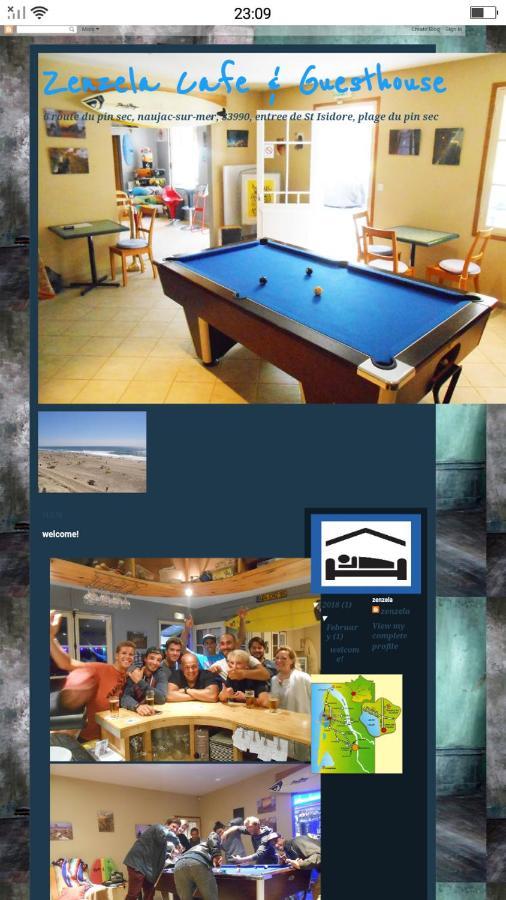 Hotel zenzela surf house Naujac-sur-Mer Exteriér fotografie